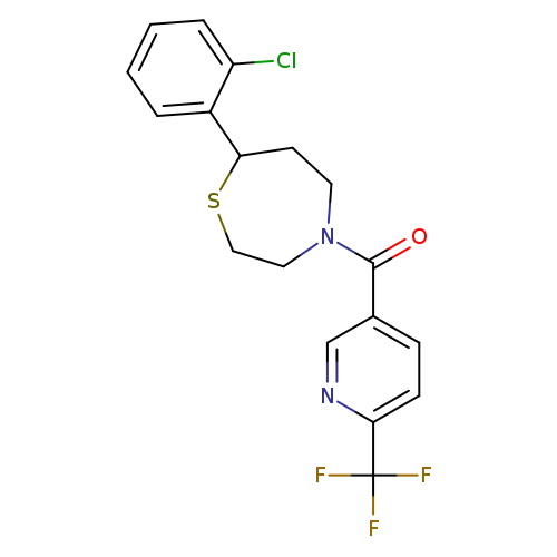 7-(2-chlorophenyl)-4-[6-(trifluoromethyl)pyridine-3-carbonyl]-1,4-thiazepane
