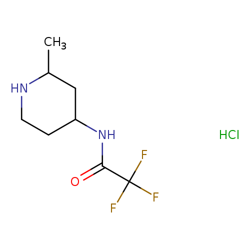 2,2,2-trifluoro-N-(2-methylpiperidin-4-yl)acetamide hydrochloride
