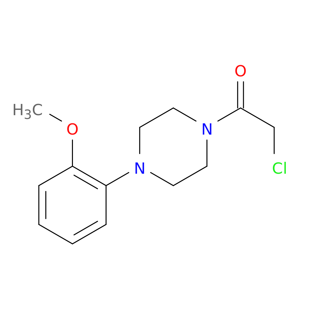 Ethanone, 2-chloro-1-[4-(2-methoxyphenyl)-1-piperazinyl]-