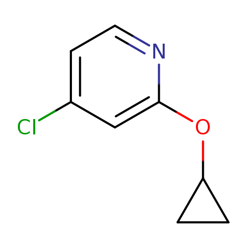 Pyridine, 4-chloro-2-(cyclopropyloxy)-