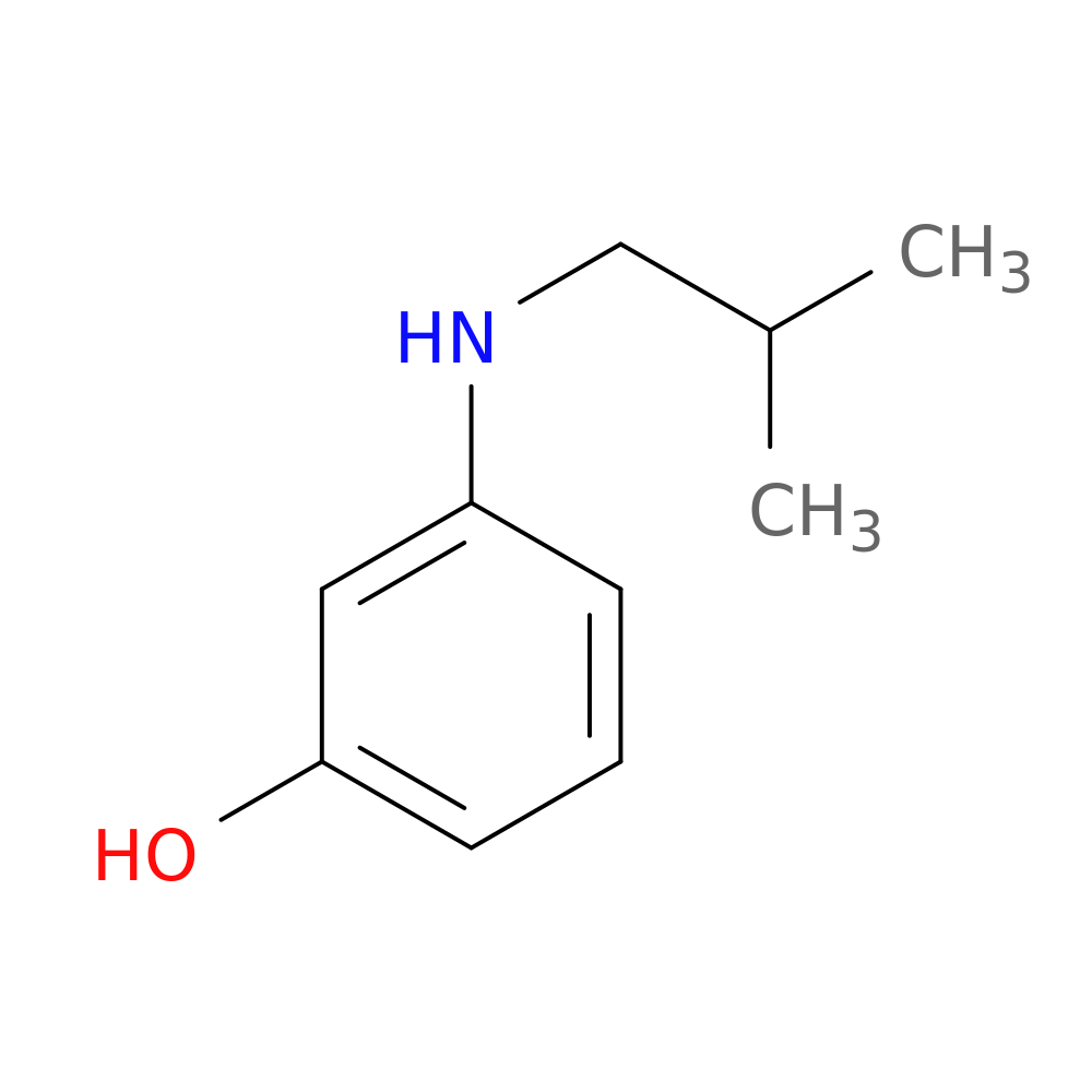 3-[(2-methylpropyl)amino]phenol