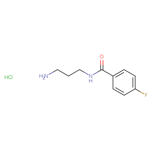 N-(3-aminopropyl)-4-fluorobenzamide hydrochloride