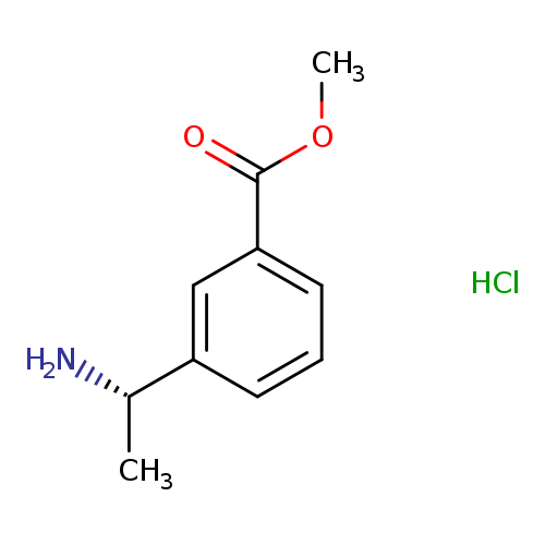 Benzoic acid, 3-[(1S)-1-aminoethyl]-, methyl ester, hydrochloride (1:1)