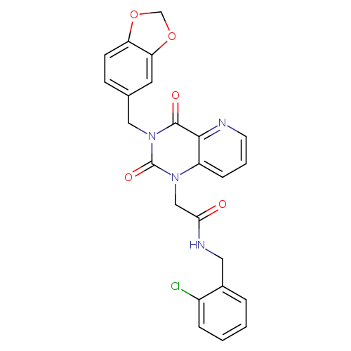 2-{3-[(2H-1,3-benzodioxol-5-yl)methyl]-2,4-dioxo-1H,2H,3H,4H-pyrido[3,2-d]pyrimidin-1-yl}-N-[(2-chlorophenyl)methyl]acetamide