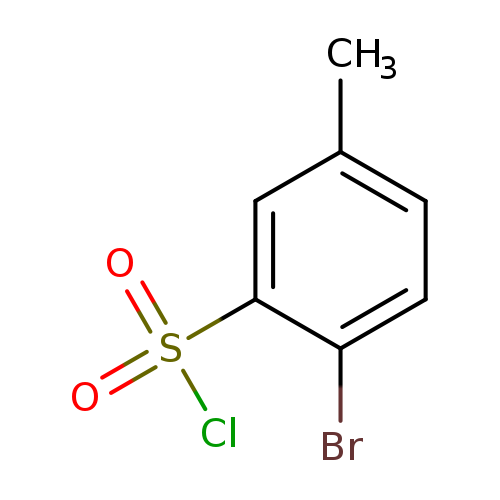 Benzenesulfonyl chloride, 2-bromo-5-methyl-