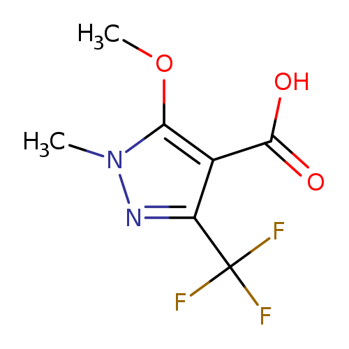 5-methoxy-1-methyl-3-(trifluoromethyl)-1H-pyrazole-4-carboxylicacid
