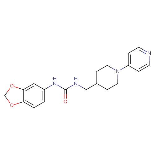 3-(2H-1,3-benzodioxol-5-yl)-1-{[1-(pyridin-4-yl)piperidin-4-yl]methyl}urea