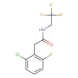 2-(2-chloro-6-fluorophenyl)-N-(2,2,2-trifluoroethyl)acetamide