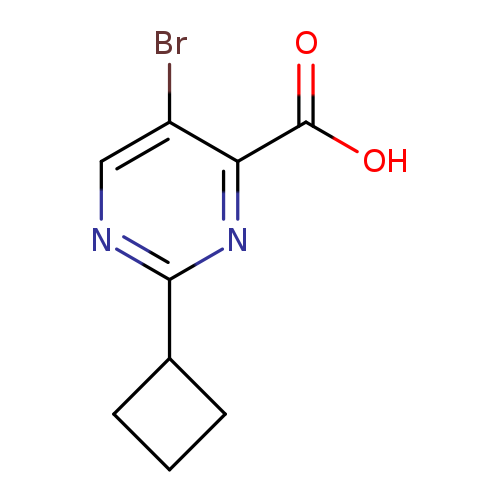 5-bromo-2-cyclobutylpyrimidine-4-carboxylic acid