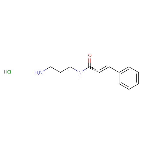 N-(3-aminopropyl)-3-phenylprop-2-enamide hydrochloride