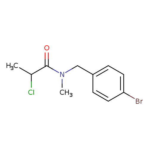 N-[(4-bromophenyl)methyl]-2-chloro-N-methylpropanamide