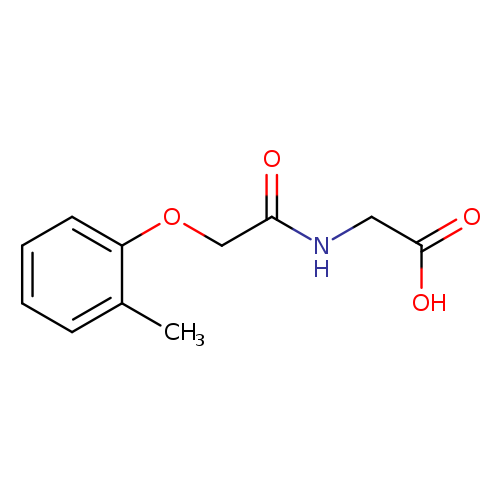 {[(2-methylphenoxy)acetyl]amino}acetic acid