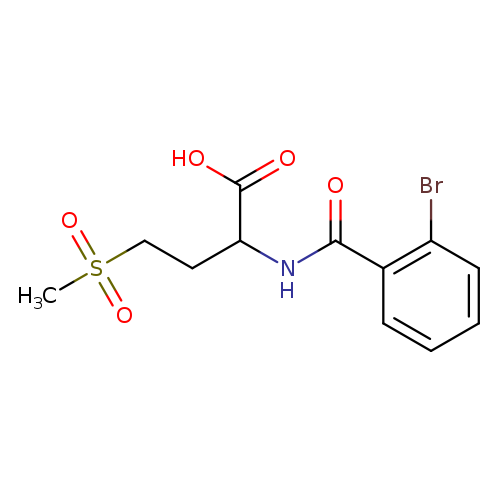 2-[(2-bromophenyl)formamido]-4-methanesulfonylbutanoic acid