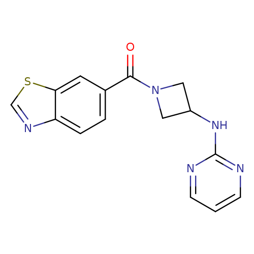 N-[1-(1,3-benzothiazole-6-carbonyl)azetidin-3-yl]pyrimidin-2-amine