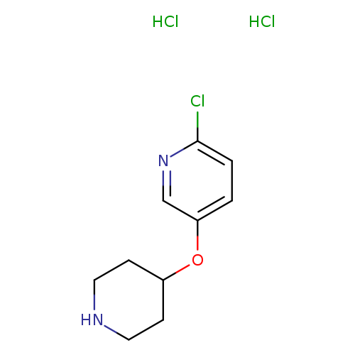 2-Chloro-5-(piperidin-4-yloxy)pyridine dihydrochloride