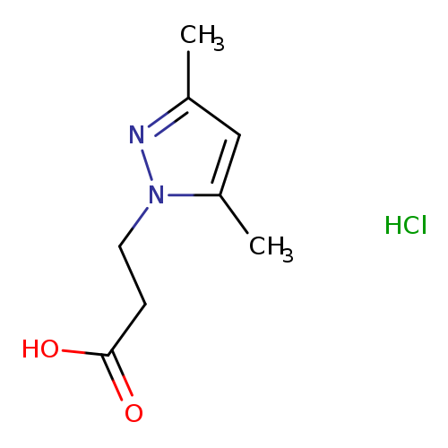 3-(3,5-Dimethyl-1h-pyrazol-1-yl)propanoic acid hydrochloride
