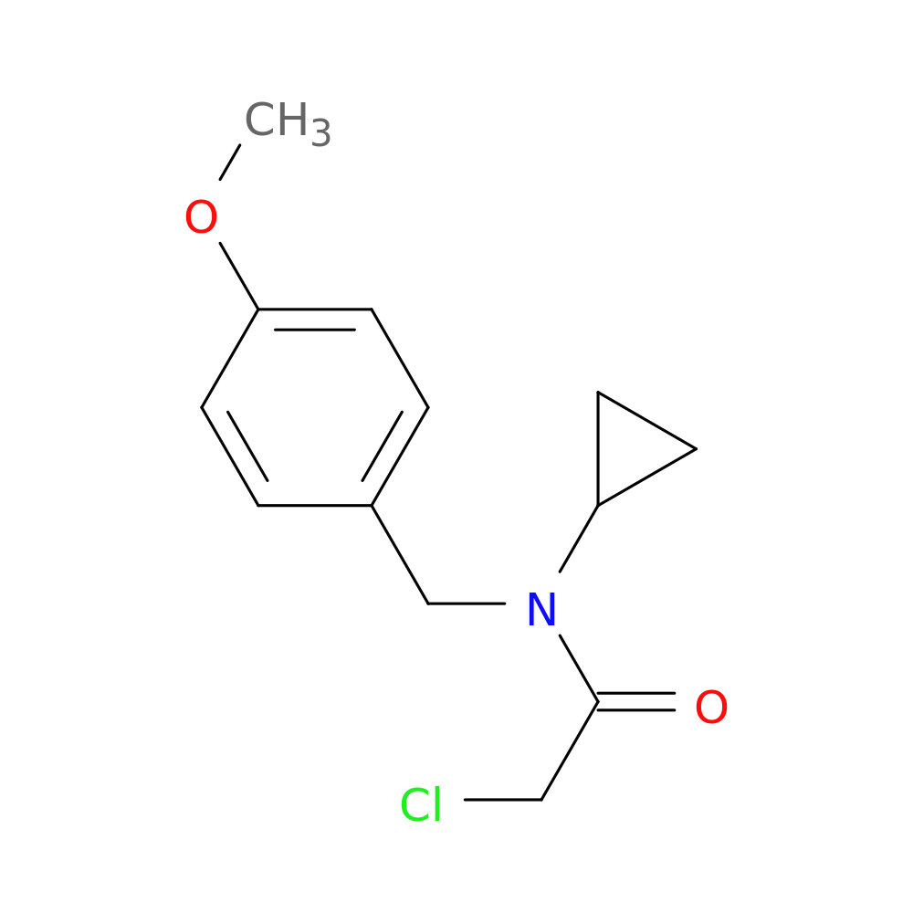 2-Chloro-N-cyclopropyl-N-[(4-methoxyphenyl)methyl]acetamide