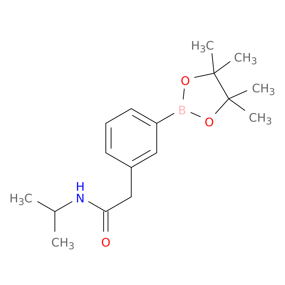 N-Isopropyl-2-(3-(4,4,5,5-tetramethyl-1,3,2-dioxaborolan-2-yl)phenyl)acetamide