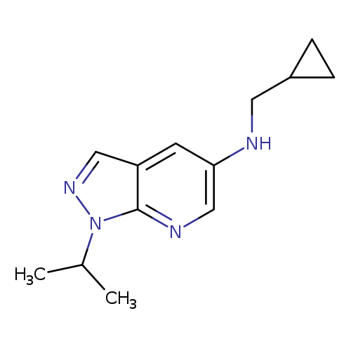 N-(cyclopropylmethyl)-1-(propan-2-yl)-1H-pyrazolo[3,4-b]pyridin-5-amine