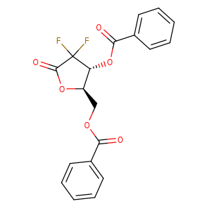 ((2R,3R)-3-(Benzoyloxy)-4,4-difluoro-5-oxotetrahydrofuran-2-yl)methyl benzoate