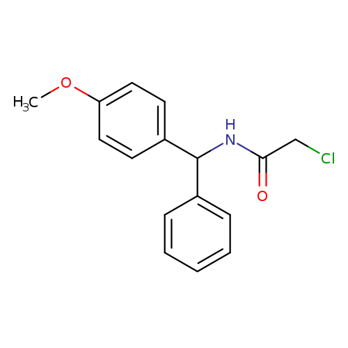 2-Chloro-N-((4-methoxyphenyl)(phenyl)methyl)acetamide