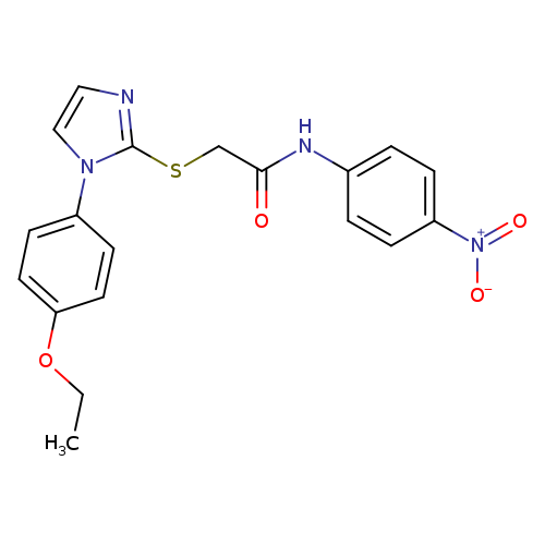 2-{[1-(4-ethoxyphenyl)-1H-imidazol-2-yl]sulfanyl}-N-(4-nitrophenyl)acetamide