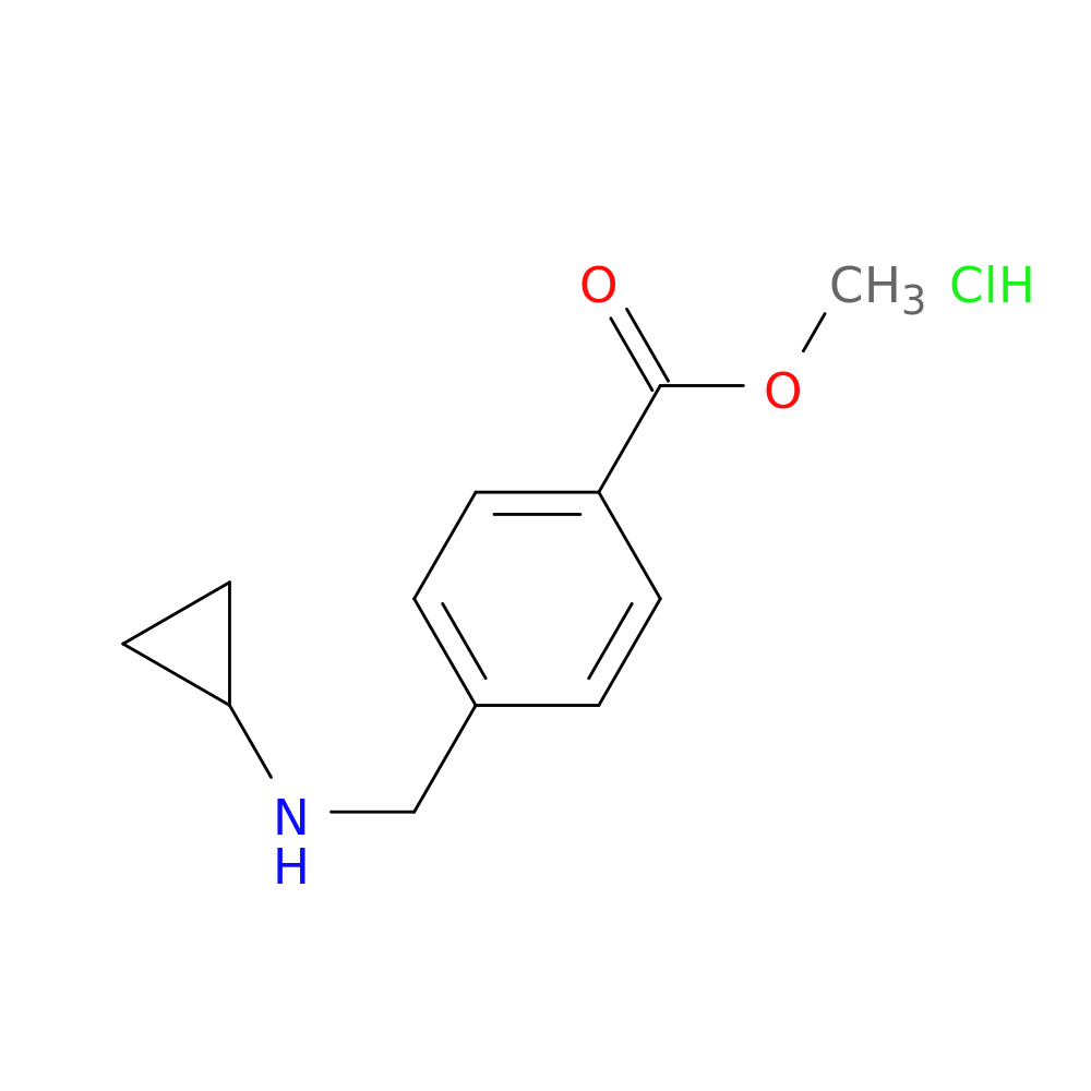 Methyl 4-[(cyclopropylamino)methyl]benzoate hydrochloride