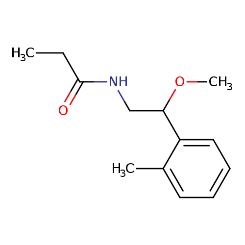 N-[2-methoxy-2-(2-methylphenyl)ethyl]propanamide