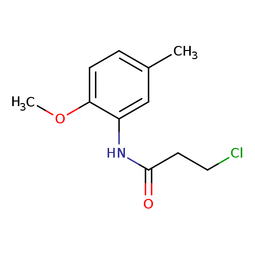 3-Chloro-n-(2-methoxy-5-methylphenyl)propanamide