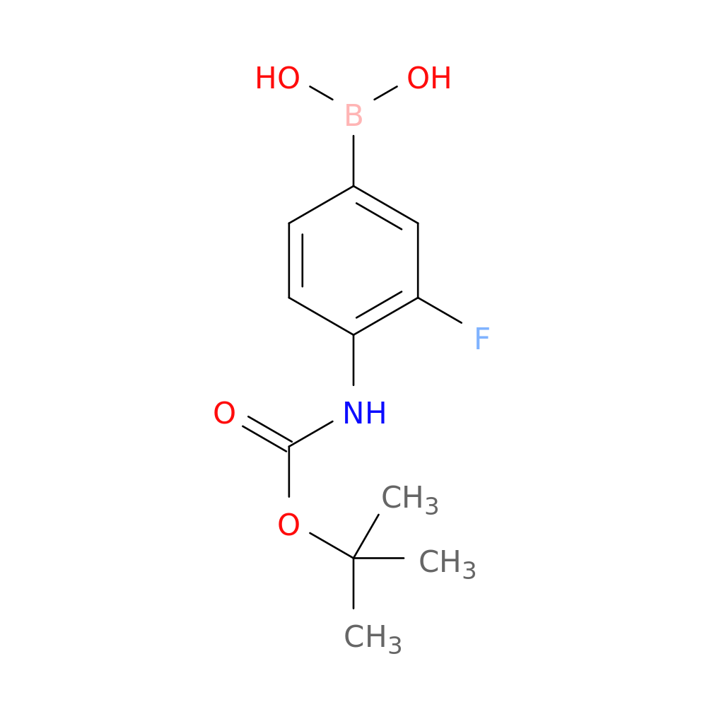 4-N-Boc-amino-3-fluorophenylboronic acid