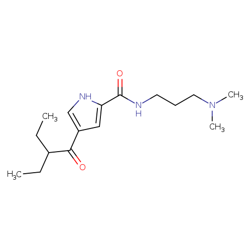 N-[3-(dimethylamino)propyl]-4-(2-ethylbutanoyl)-1H-pyrrole-2-carboxamide
