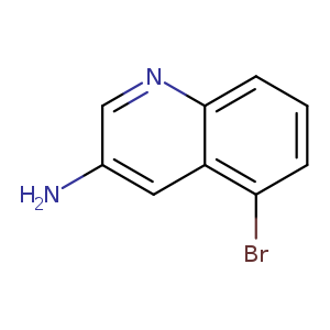 3-Quinolinamine, 5-bromo-