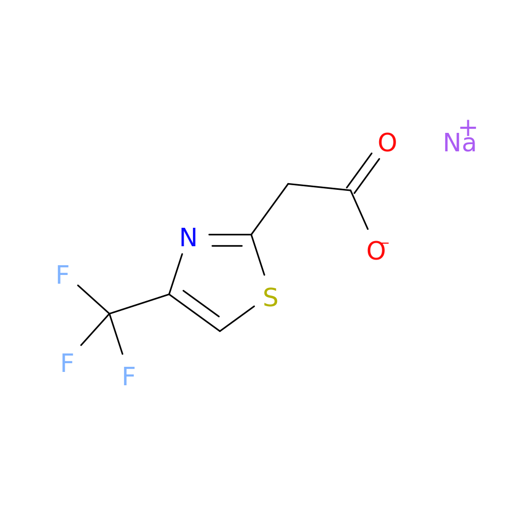 sodium 2-[4-(trifluoromethyl)-1,3-thiazol-2-yl]acetate