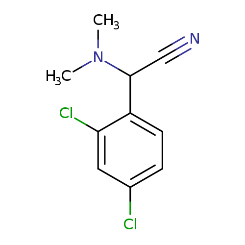 Benzeneacetonitrile, 2,4-dichloro-a-(dimethylamino)-