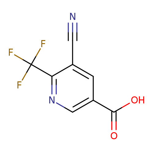 5-cyano-6-(trifluoromethyl)pyridine-3-carboxylic acid
