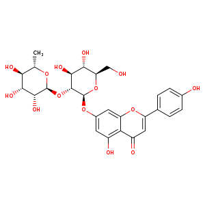 7-[[2-O-(6-Deoxy-α-L-mannopyranosyl)-β-D-glucopyranosyl]oxy]-5-hydroxy-2-(4-hydroxyphenyl)-4H-1-benzopyran-4-one