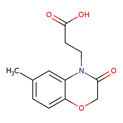 3-(6-methyl-3-oxo-2,3-dihydro-4H-1,4-benzoxazin-4-yl)propanoic acid