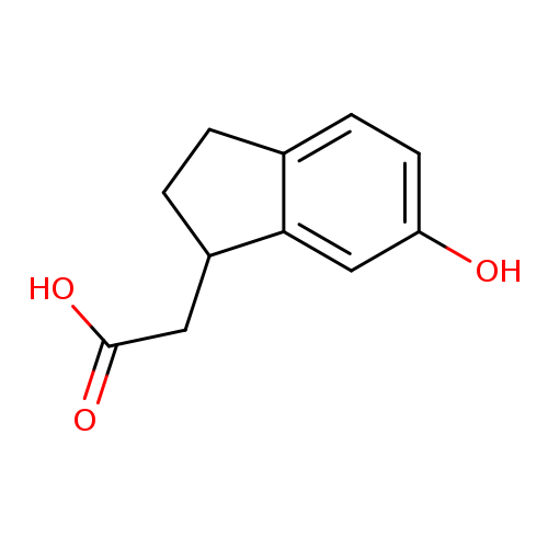 2-(6-hydroxy-2,3-dihydro-1H-inden-1-yl)aceticacid
