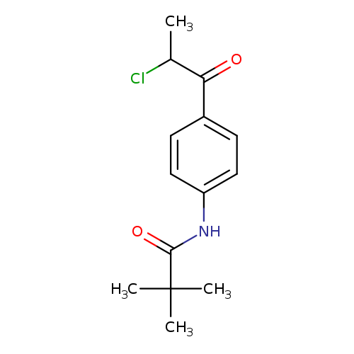 N-[4-(2-chloropropanoyl)phenyl]-2,2-dimethylpropanamide