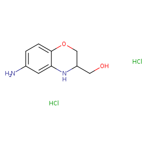 6-amino-3,4-dihydro-2H-1,4-benzoxazine-3-methanol,dihydrochloride