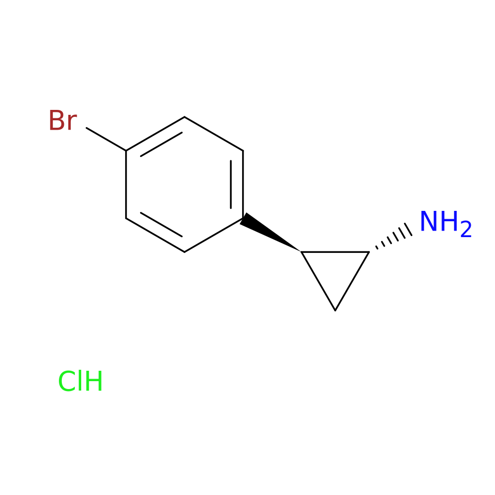 (1R,2S)-2-(4-Bromophenyl)cyclopropan-1-amine hydrochloride
