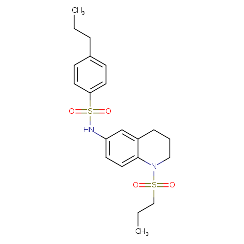 N-[1-(propane-1-sulfonyl)-1,2,3,4-tetrahydroquinolin-6-yl]-4-propylbenzene-1-sulfonamide