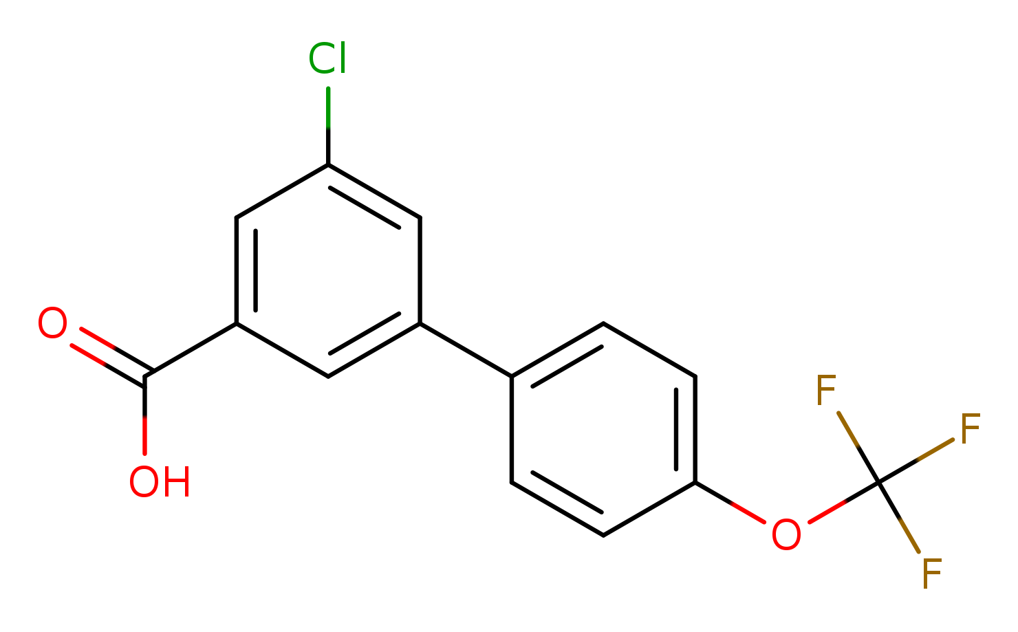 5-Chloro-3-(4-trifluoromethoxyphenyl)benzoic acid