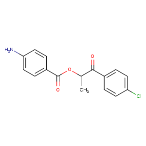2-(4-Chlorophenyl)-1-methyl-2-oxoethyl4-aminobenzoate