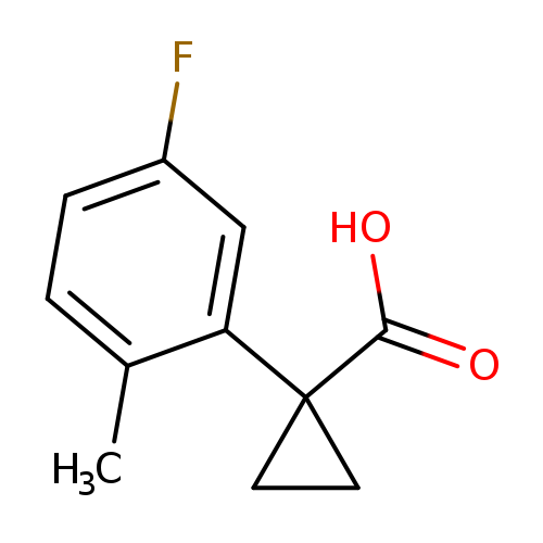 1-(5-Fluoro-2-methylphenyl)cyclopropanecarboxylic Acid
