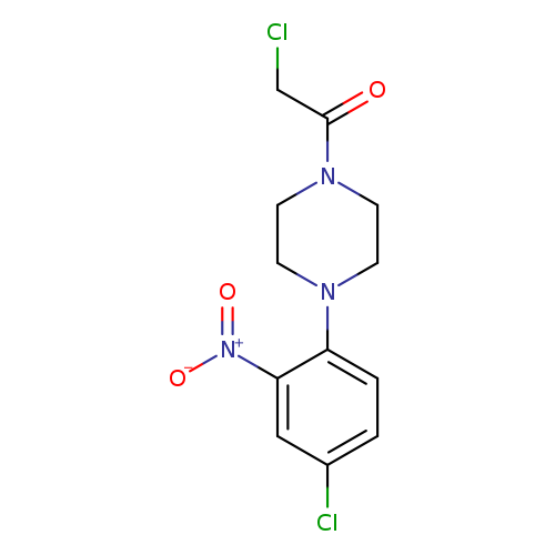 2-chloro-1-[4-(4-chloro-2-nitrophenyl)piperazin-1-yl]ethan-1-one