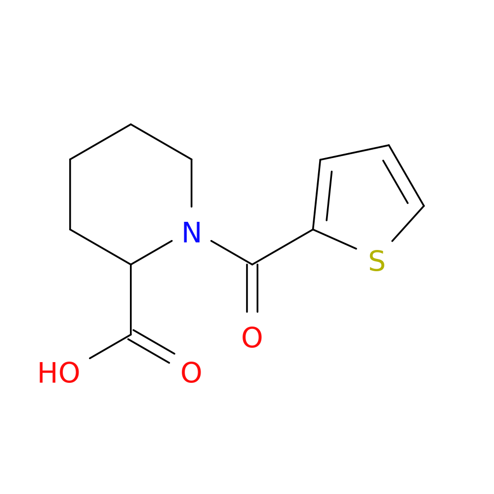 1-(thiophene-2-carbonyl)piperidine-2-carboxylic acid