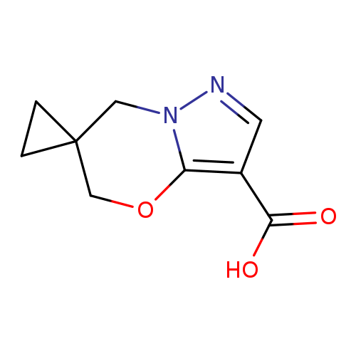 5',7'-dihydrospiro[cyclopropane-1,6'-pyrazolo[3,2-b][1,3]oxazine]-3'-carboxylic acid