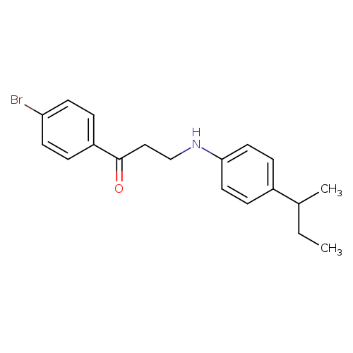 1-(4-bromophenyl)-3-{[4-(butan-2-yl)phenyl]amino}propan-1-one