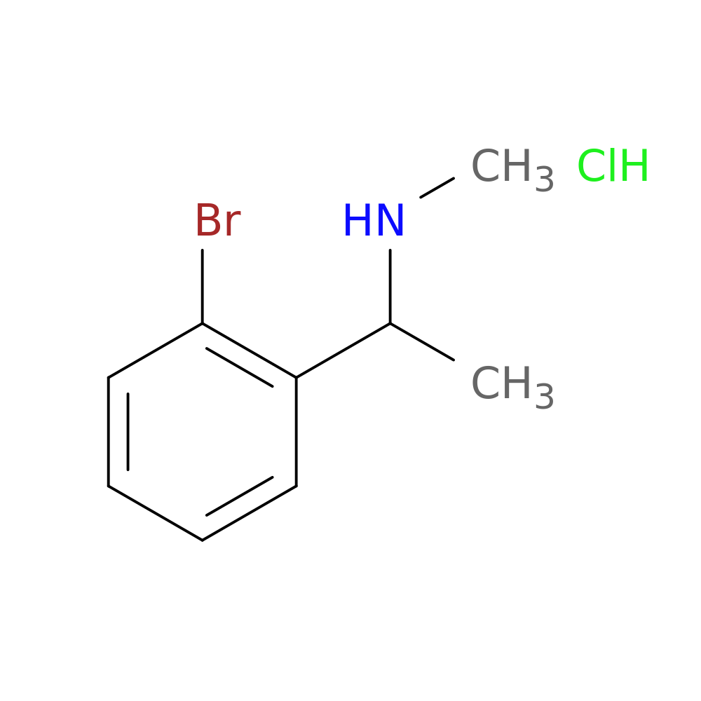 [1-(2-bromophenyl)ethyl](methyl)amine hydrochloride